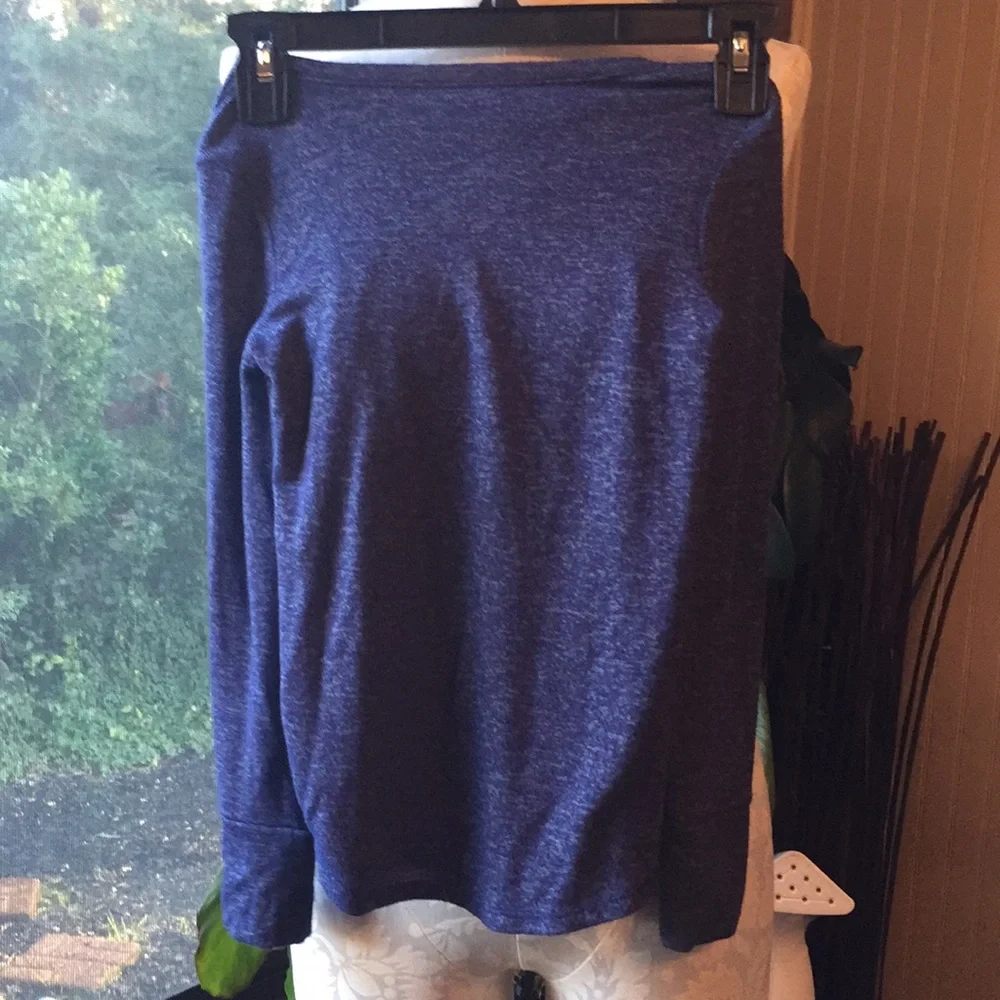Justice long sleeve shirt blue lightweight size 6